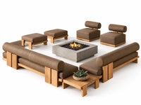 TerraFirme Ember Lounge & Firepit Set — Studio Shot