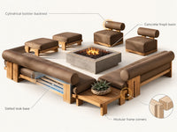TerraFirme Ember Lounge & Firepit Set — How It Works